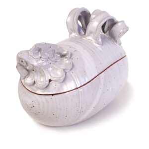 Sculpted Chicken Covered Cooker/Oven Roaster, American Handmade Stoneware Pottery