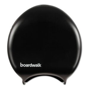 boardwalk r2000bkbw 11 in. x 6.25 in. x 12.25 in. single jumbo toilet tissue dispenser - black