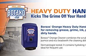 Boraxo Orange Heavy Duty Hand Cleaner Dispenser for 2 Liter Pouch Refill (Pack of 4)