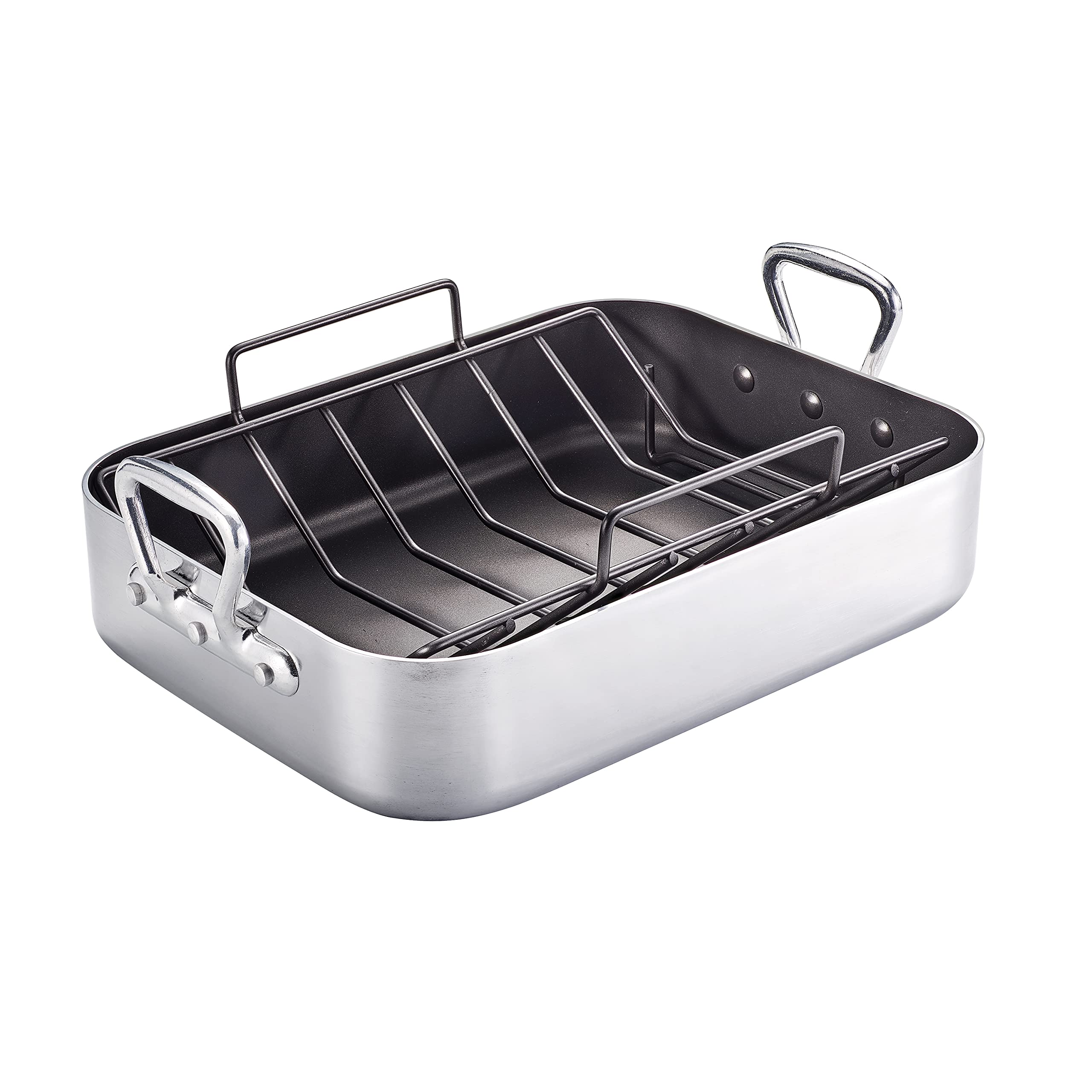 Tramontina Roasting Pan Polished Aluminum Nonstick 16 inch, 80203/007DS