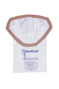 janitized vacuum filter bags designed to fit proteam super coach pro 6/gofree pro, 100/carton