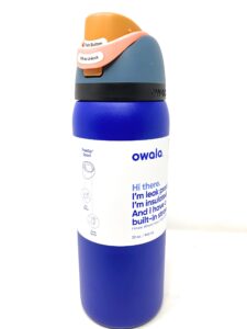 owala freesip insulated stainless steel water bottle with straw, bpa-free sports water bottle, great for travel, 32 oz, tide me over