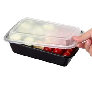 WGCC Meal Prep Containers, 10 Pack 32OZ Food Storage Containers with Lids, Extra-thick To Go Containers, Reusable Bento Lunch Box, BPA-Free, Microwave/Dishwasher/Freezer Safe