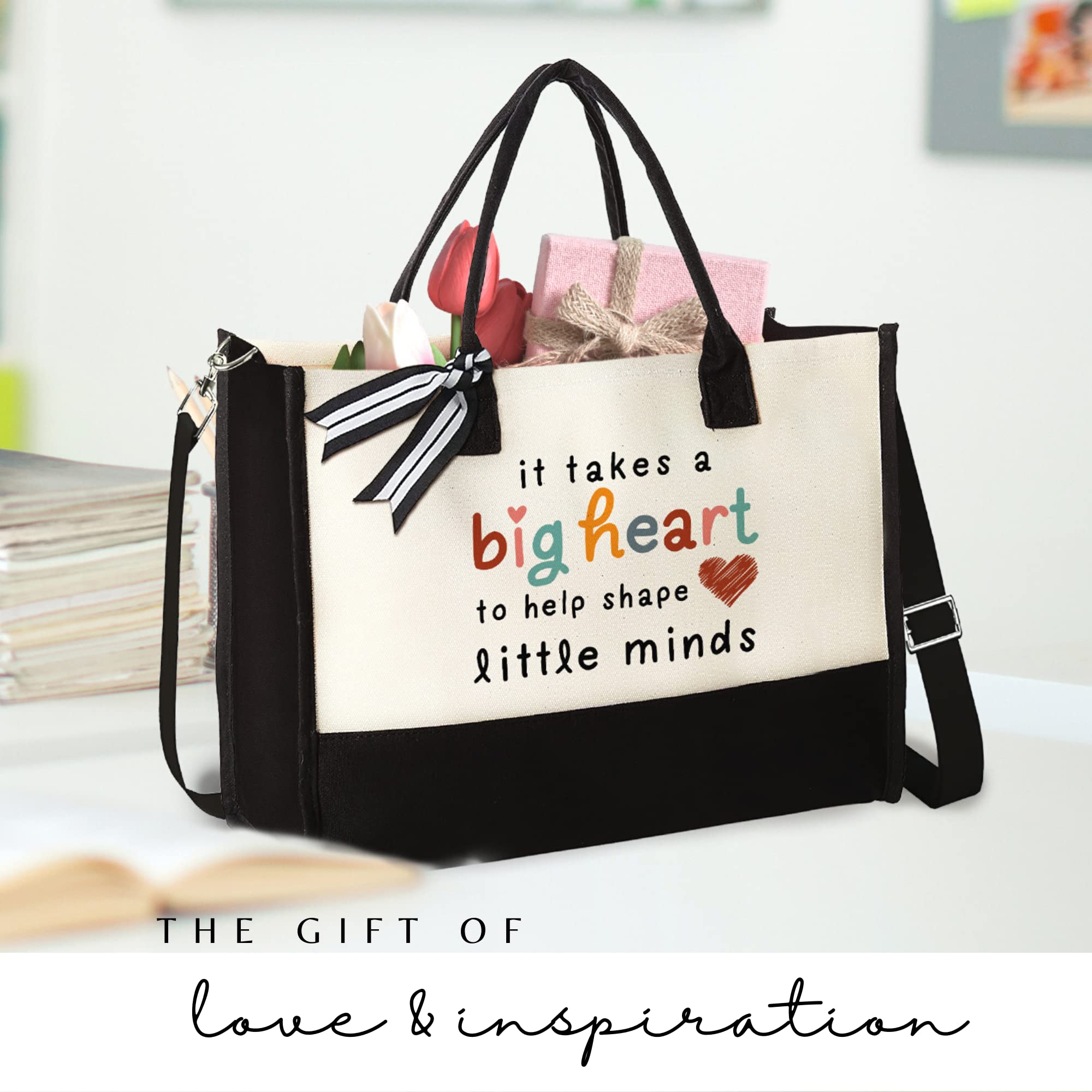 Teacher Gifts for Women - Teacher Appreciation Gifts, Gifts for Teachers Women - Teacher Appreciation Week Gifts, Teacher Birthday Gifts, Back To School Gifts - Teacher Tote Bags for Women - Tote Bag