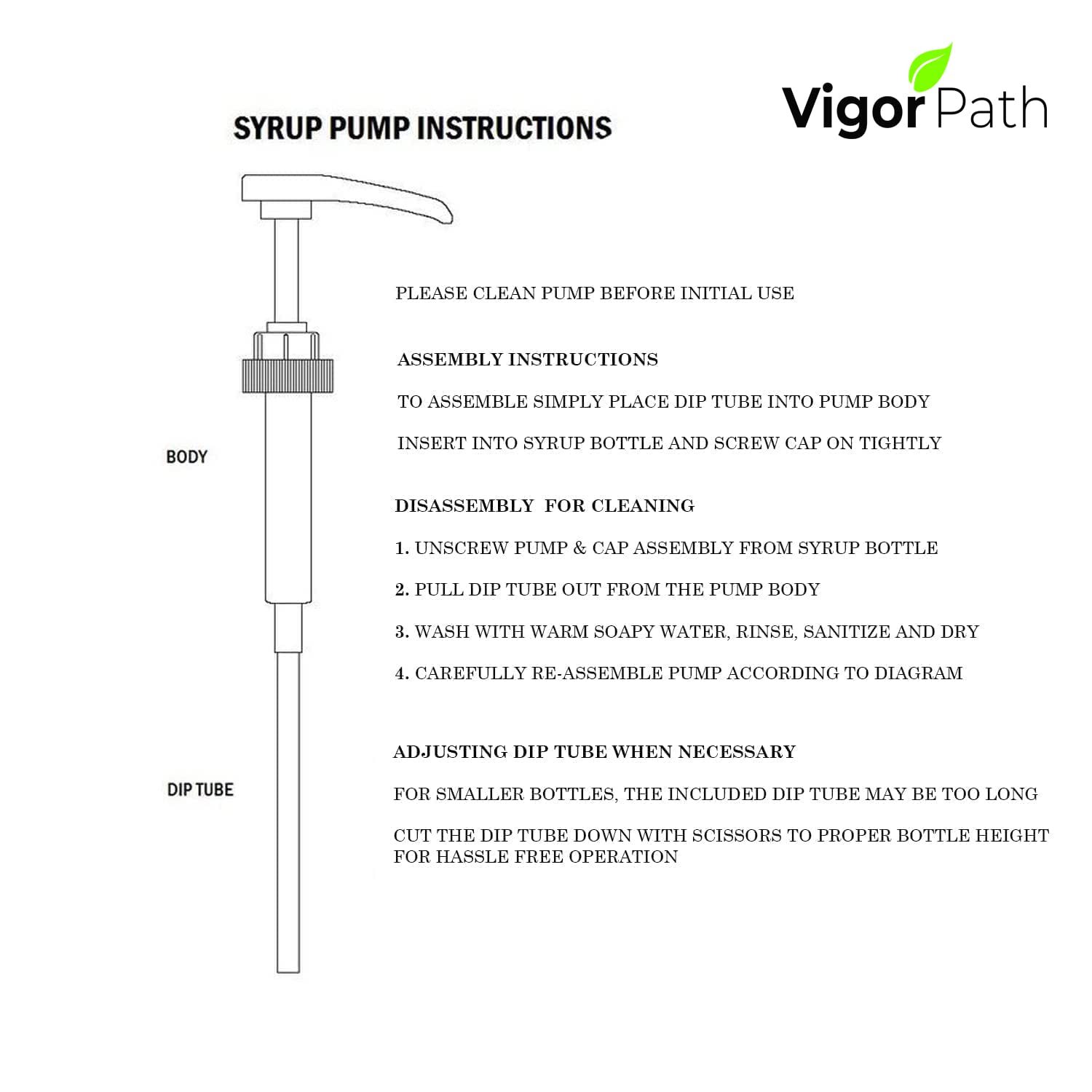 Black Coffee Syrup Pumps - Dispenser Pump for Syrup Bottles Coffee Flavoring Syrup Pump Fits 25.4 Oz/ 750ml Bottles - 2 pack