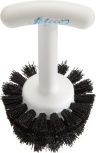 ateco with stiff nylon bristle muffin pan cleaning brush head with , 2-inch diameter