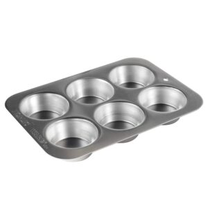 nordic ware naturals ovenware compact muffin pan, silver