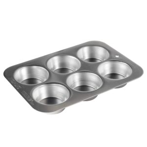 Nordic Ware Naturals Ovenware Compact Muffin Pan, Silver