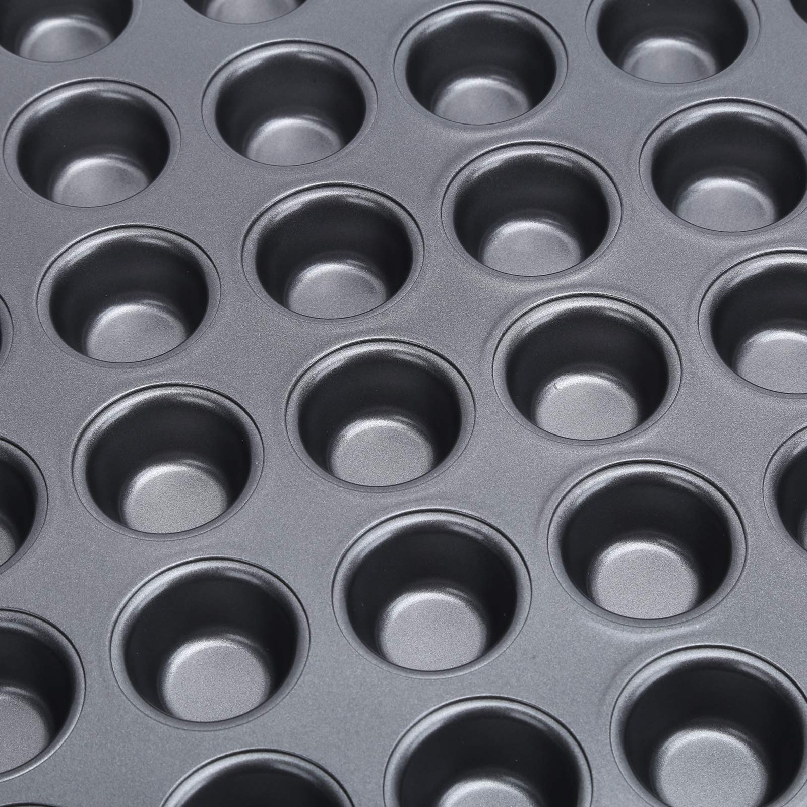 Cupcake Pan, 48‑Cup Non‑Stick Mini Round Cupcake Pan Tray Baking Mould Bakeware Cooking Accessory