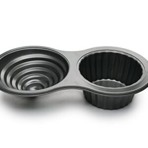 Fox Run Giant Cupcake Pan, Non-Stick Carbon Steel, 8 x 15.5 x 3.25 inches