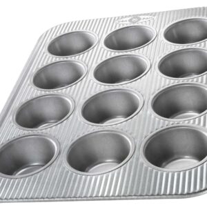 USA Pan Bakeware Muffin Pan and Toaster Oven Muffin Pan Bundle