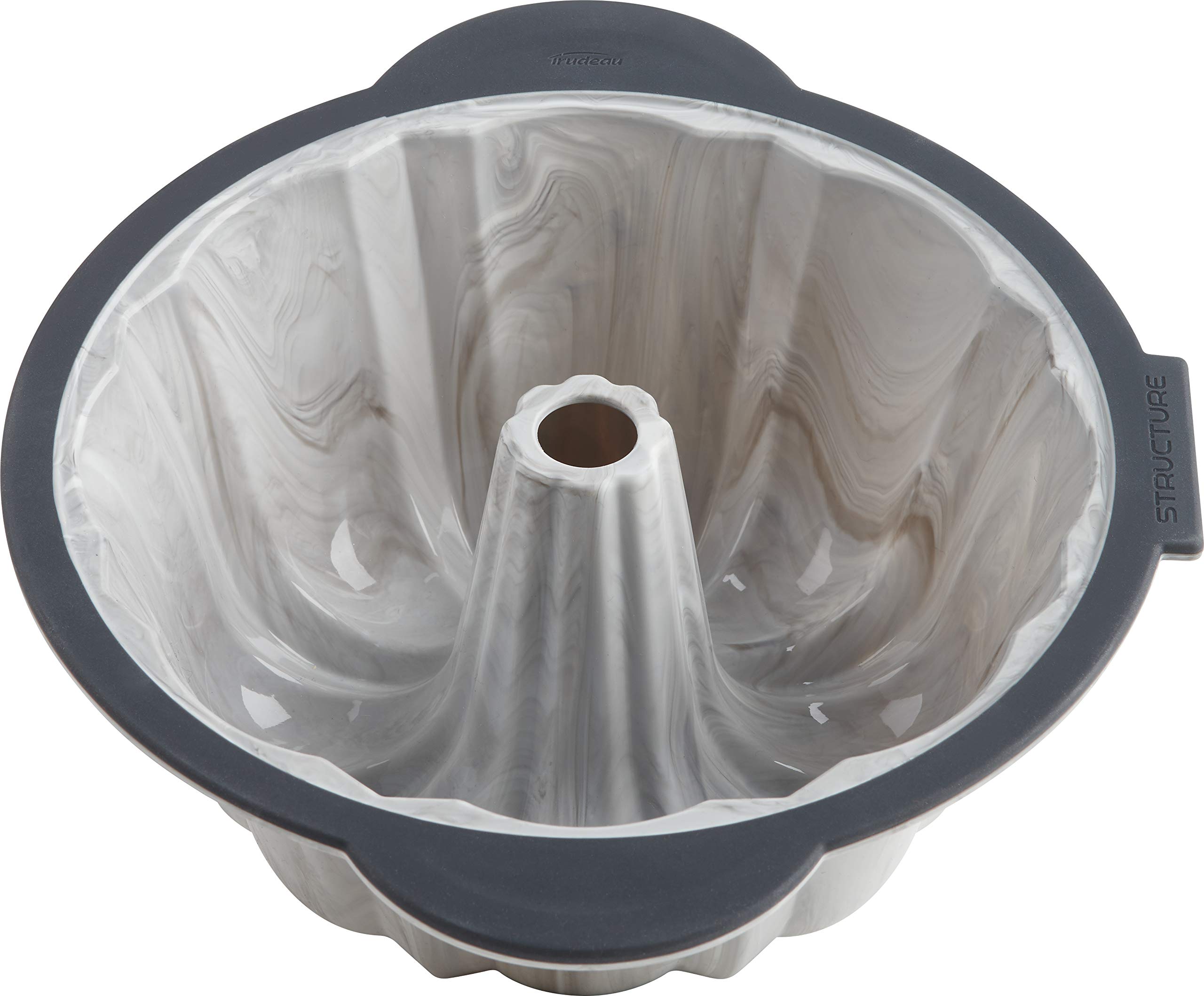 Trudeau 'Structured Silicone Pro' Fluted Cake Pan, Marble-color, 10Cup