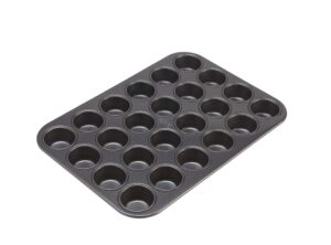 chicago metallic mini-muffin pan, perfect for cupcakes, eggbites, quiches and more! 15.75-inch-by-11-inch