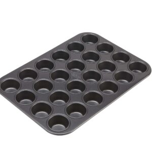 Chicago Metallic Mini-Muffin Pan, Perfect for Cupcakes, eggbites, quiches and more! 15.75-Inch-by-11-Inch