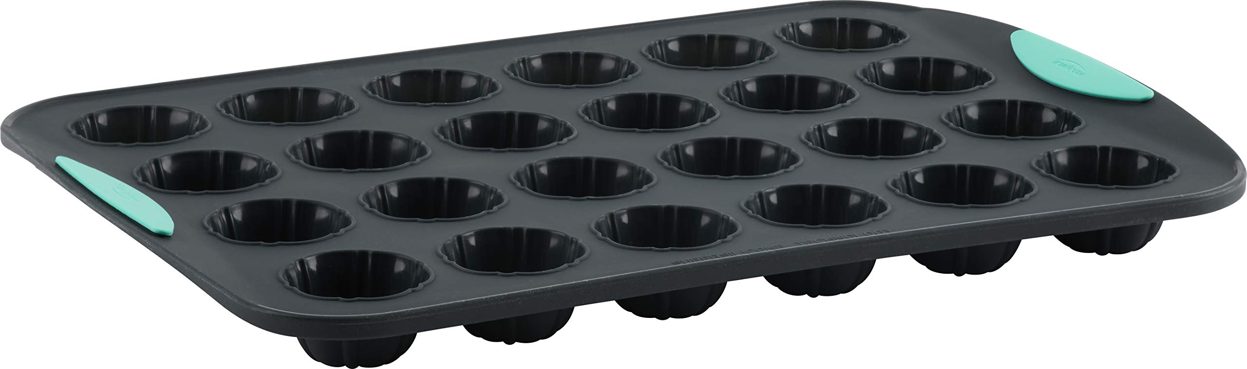 Trudeau Bakeware Cupcake Pan, 24-Count, Mint