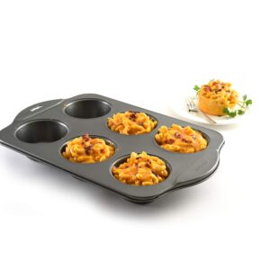 Norpro Nonstick 6 Cup Giant Muffin Pan, As Shown