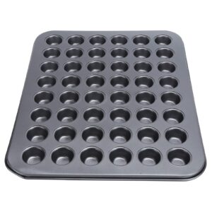 horoper 48‑cup non‑stick carbon steel mini round cupcake pan tray mini cupcake baking pan baking mould bakeware cooking accessory for kitchen indoor family events