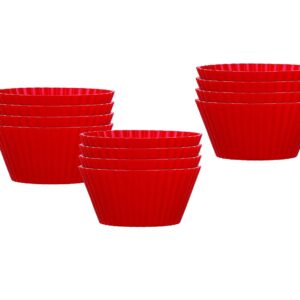 Mrs. Anderson’s Baking Silicone Muffin Cups, Regular Size, 2 Sets of 12