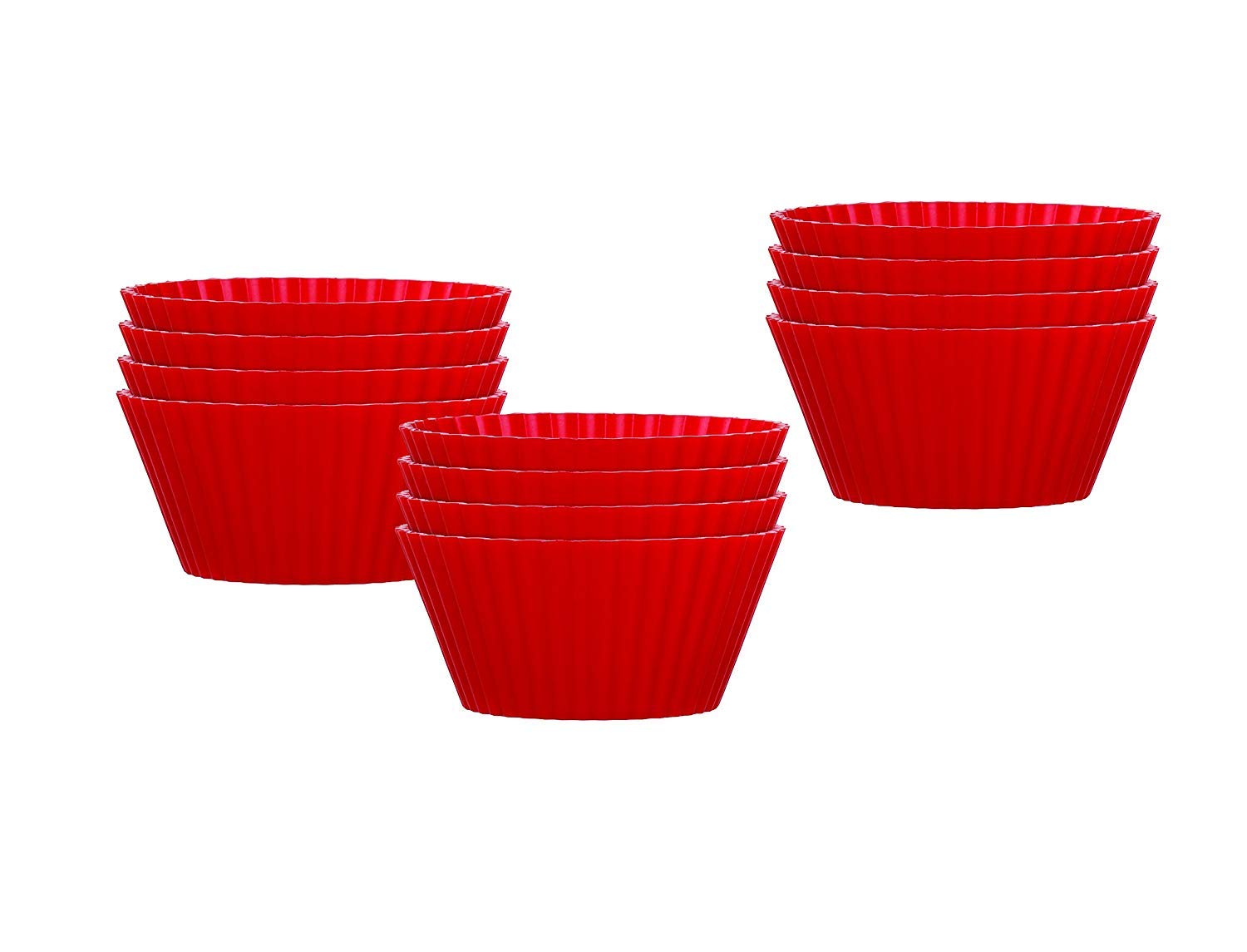 Mrs. Anderson’s Baking Silicone Muffin Cups, Regular Size, 2 Sets of 12