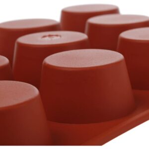 Silikomart Mould Mini Muffin, 51mm, Terracotta