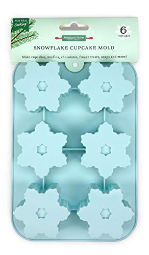 Handstand Kitchen Winter Wonderland Snowflake Shaped Cupcake Mold