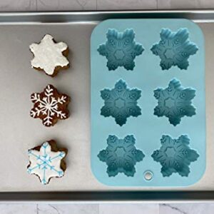 Handstand Kitchen Winter Wonderland Snowflake Shaped Cupcake Mold