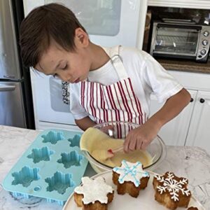 Handstand Kitchen Winter Wonderland Snowflake Shaped Cupcake Mold