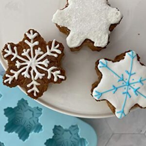 Handstand Kitchen Winter Wonderland Snowflake Shaped Cupcake Mold