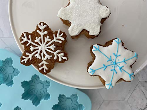 Handstand Kitchen Winter Wonderland Snowflake Shaped Cupcake Mold