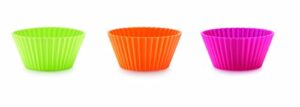 lekue 12-piece muffin-cup set, assorted
