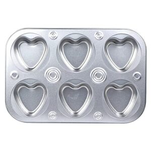 heart shaped muffin/cupcake pan, 10.5x7-in