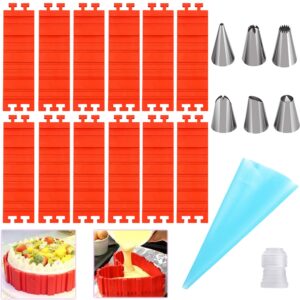 12 pcs silicone cake mold magic diy bake snakes mould shape tools, silicone molds for various dessert,design your cakes in any shape