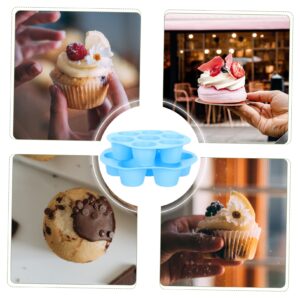 jojofuny 2pcs Air Fryer Mold Silicone Cake Baking Pans Silicone Chocolate Mold Silicone Cake Molds Baking Pans for Oven Donut Pans Frittatas Molds Baking Cup Mini