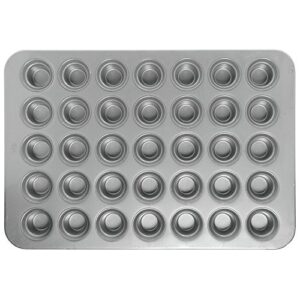 chicago metallic 42756 mini crown muffin pan,35 moulds
