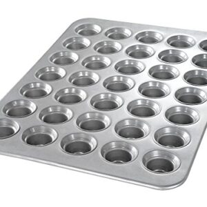 CHICAGO METALLIC 42756 Mini Crown Muffin Pan,35 Moulds