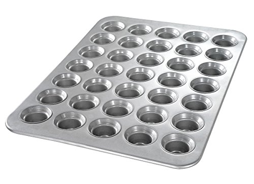 CHICAGO METALLIC 42756 Mini Crown Muffin Pan,35 Moulds