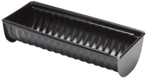 patisse nonstick adjustable wavy log tin, 7 1/8-inch to 13 3/4-inch, black