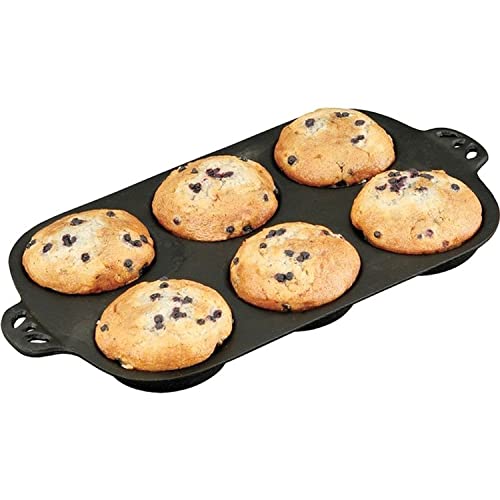 Cast Iron Muffin Toppers Biscuit Pan