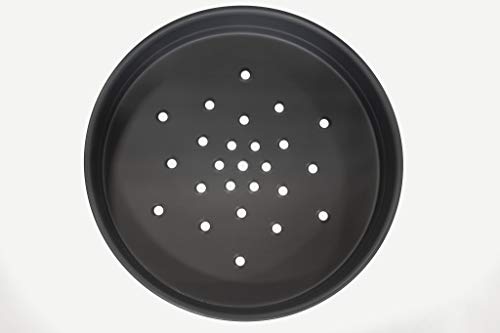 LloydPans Kitchenware USA Made Hard-Anodized 12 Inch Perforated Deep Dish Pizza Pan