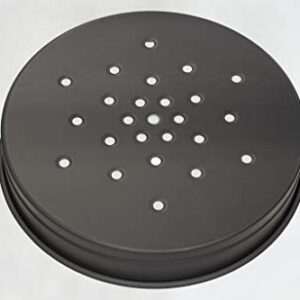 LloydPans Kitchenware USA Made Hard-Anodized 12 Inch Perforated Deep Dish Pizza Pan