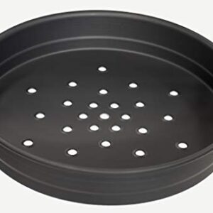 LloydPans Kitchenware USA Made Hard-Anodized 12 Inch Perforated Deep Dish Pizza Pan