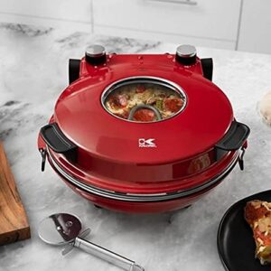 Kalorik Hot Stone Pizza Oven, Red (PZM 43618 R)