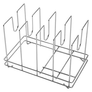american metalcraft 18040 pizza screen rack, chome-plated steel, holds 96 screens