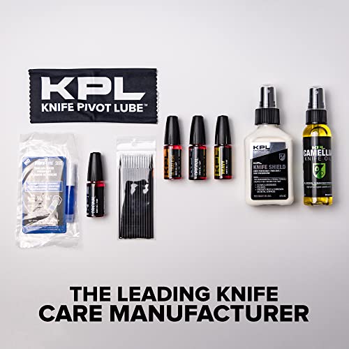 KPL KNIFE SHIELD - Corrosion Preventive Knife Cleaner Food Safe Protectant for Preventing Rust and Degreaser Oil Polisher skin-friendly Water Based Cleanser, 4 FL OZ