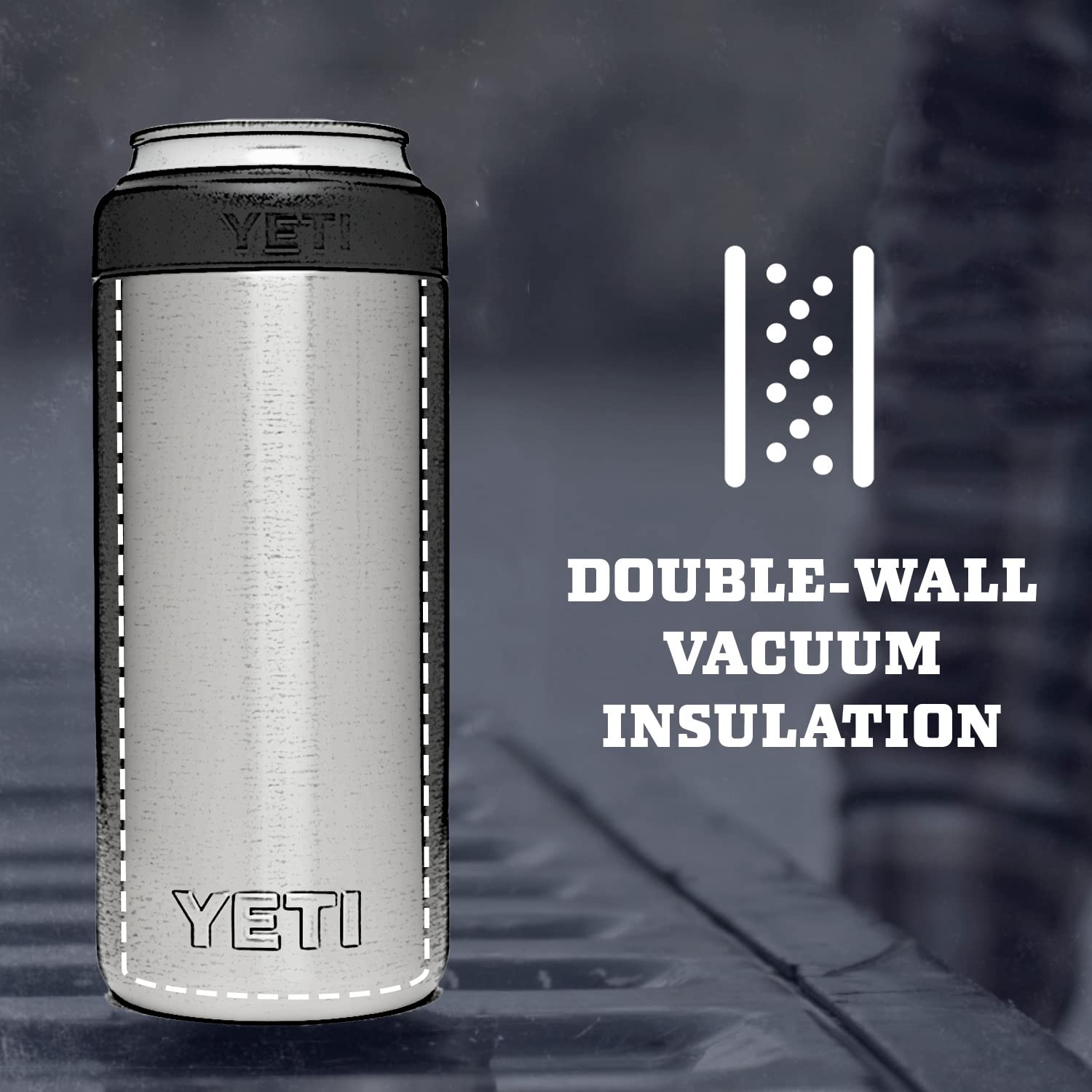 YETI Rambler 12 oz. Colster Slim Can Insulator for the Slim Hard Seltzer Cans, Sandstone Pink