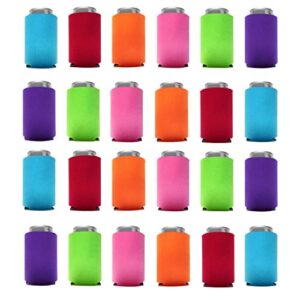 can cooler sleeves blank poly foam (24, multi color)