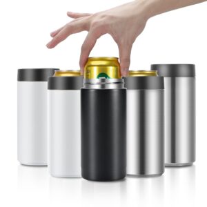 OJOJ Insulated 16oz Can Cooler Double Walled Insulated Can Cooler Stainless Steel Can Holder for Beer