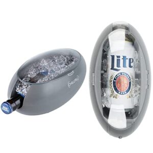 chillpill instant beverage chiller - universal can and bottle mini cooler for drinks - rapid chiller for beer and soda lovers - portable can chiller - personal small cooler accessories