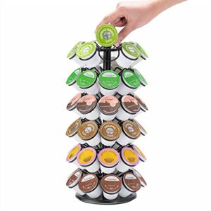 Rice rat K-Cup Storage Coffee Capsules Pod Holder Carousel Capsule Display Storage for k-cup（54 pods-6 tiers）