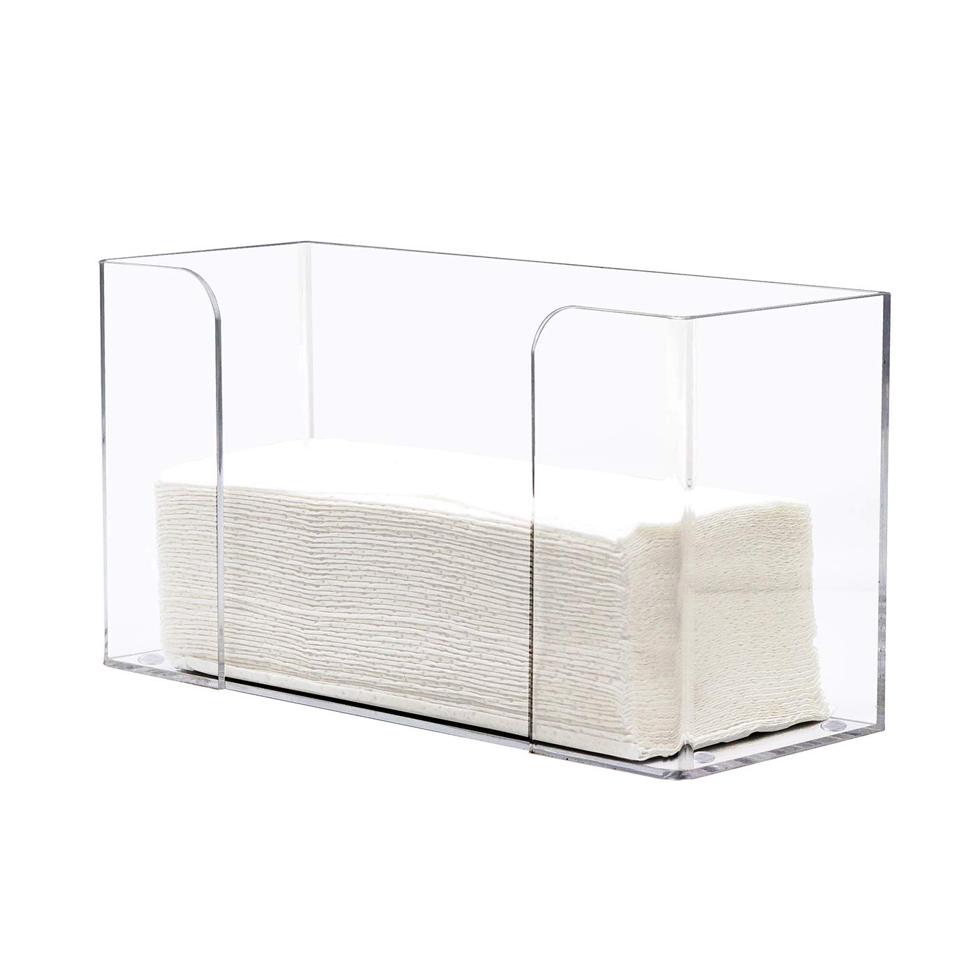 Commercial Paper Towels Holder, DYCacrlic Clear Acrylic Paper Towel Dispenser Holder fit for C-fold,tri-fold and Multi-fold Commercial Paper Towels